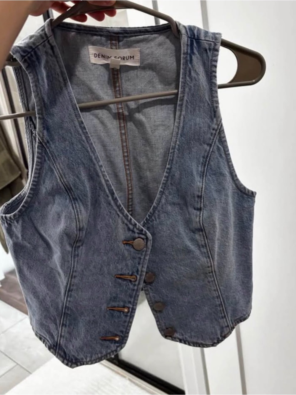 Aritzia Jean vest